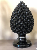 Pigna in Ceramica Nero Lucido Verus Caltagirone