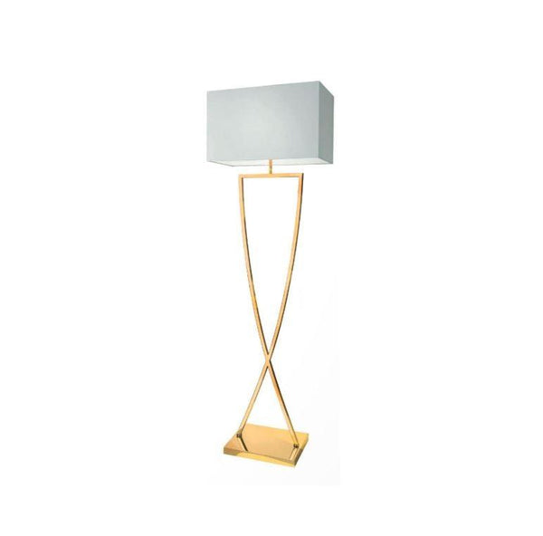 Lampada da terra cromata oro Toulouse Villeroy & Boch