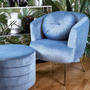 Pouf in velluto Apollo Fade