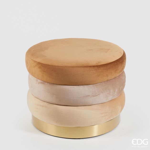 Pouf 3 Strati Hazelnut EDG