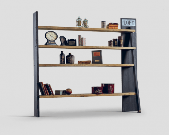 Libreria Loft Dialma Brown