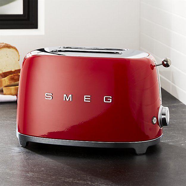 Tostapane Anni 50 2 Fette Rosso Smeg