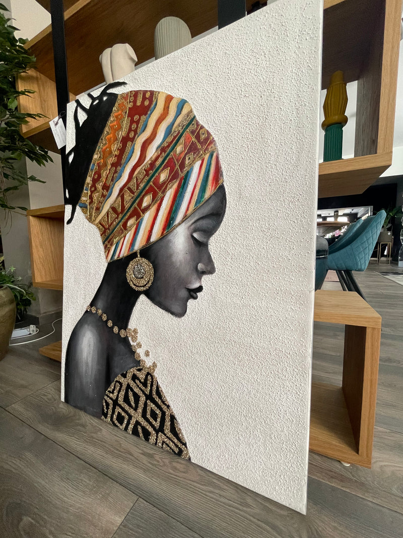 Quadro "Ebano" DIPINTO A MANO By Agave
