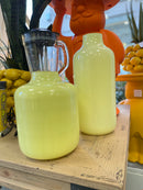 Vaso COLLO stretto vetro colorato LT Yellow EDG Enzo De Gasperi