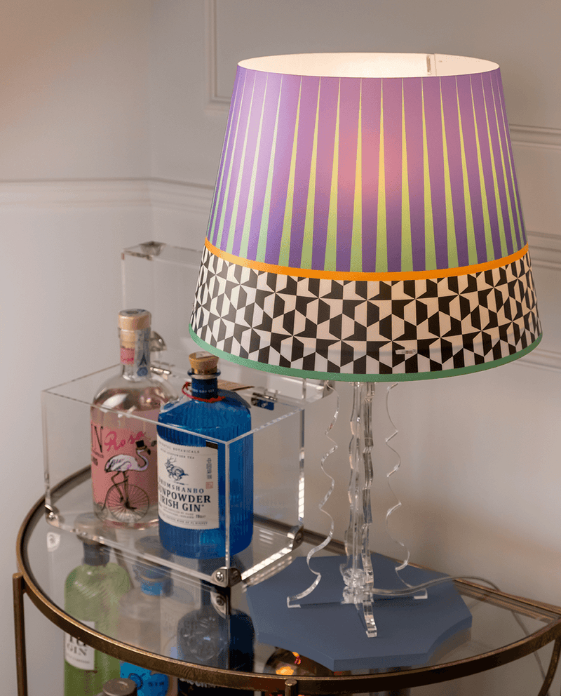 Lampada da Tavolo BRIGHELLA in cristallo acrilico  By Vesta