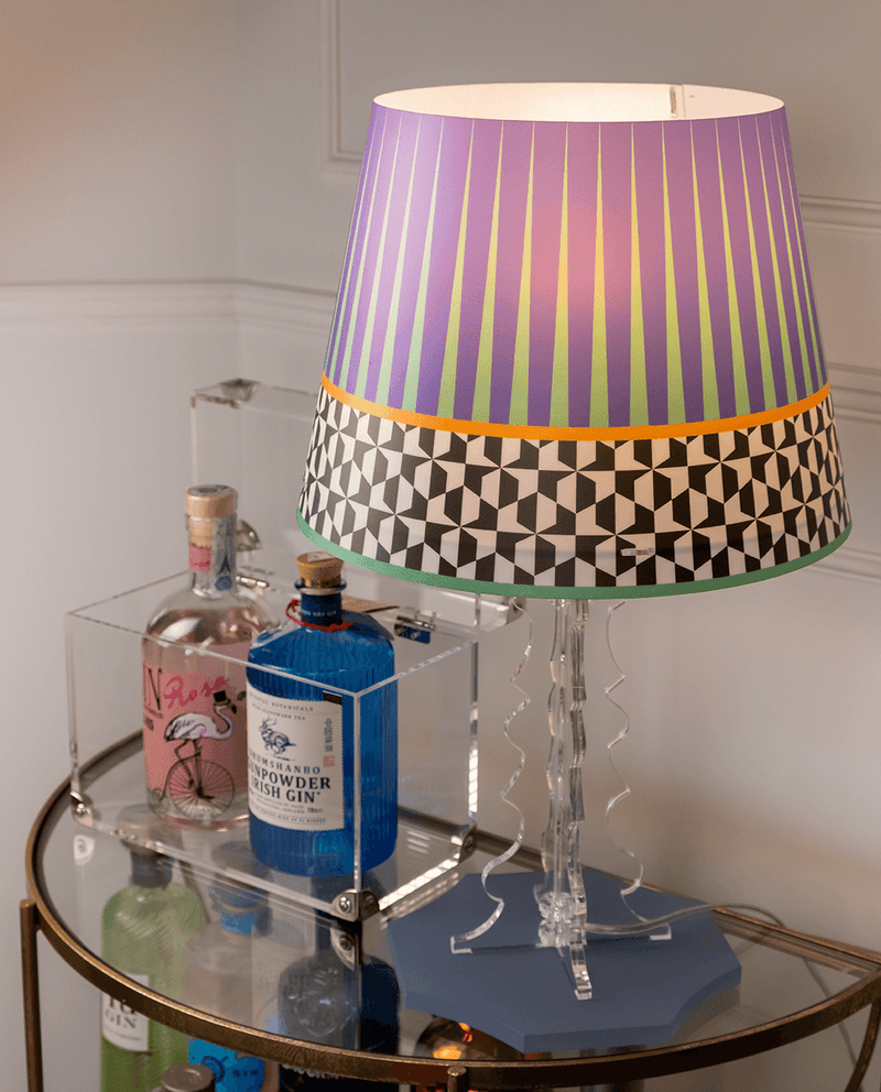 Lampada da Tavolo BRIGHELLA in cristallo acrilico  By Vesta