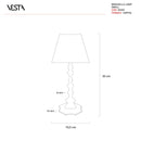 Vesta | Lampada da Tavolo BRIGHELLA in cristallo acrilico