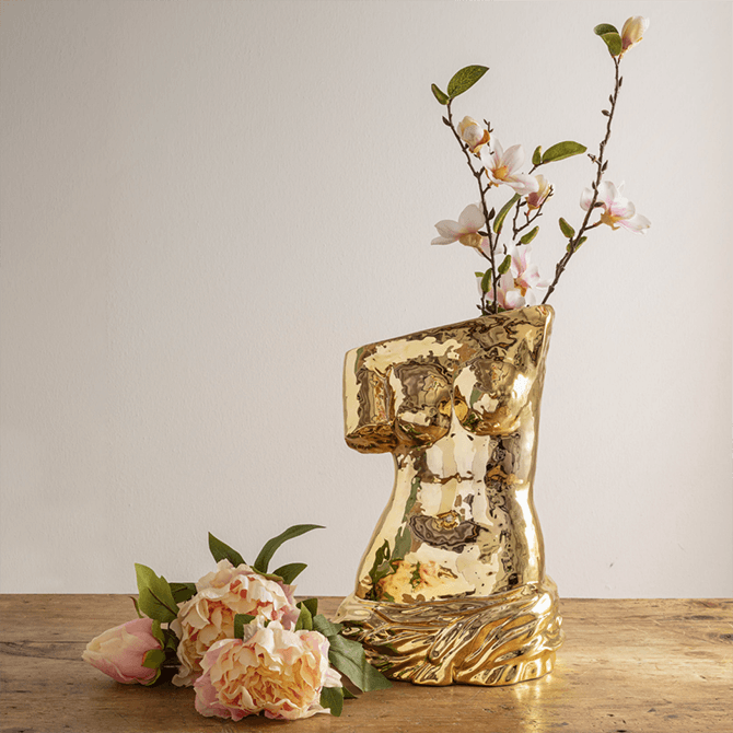 Milo Vaso Gold Seletti