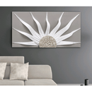 Quadro dipinto a mano Storm White Pintdecor