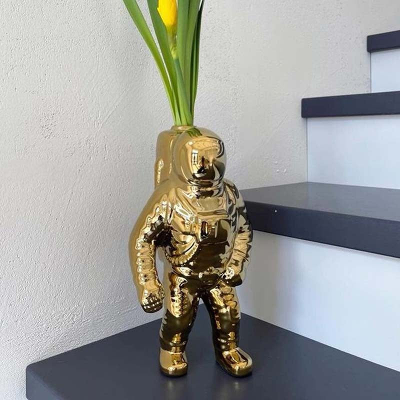Cosmic Diner Starman Vaso Gold Seletti