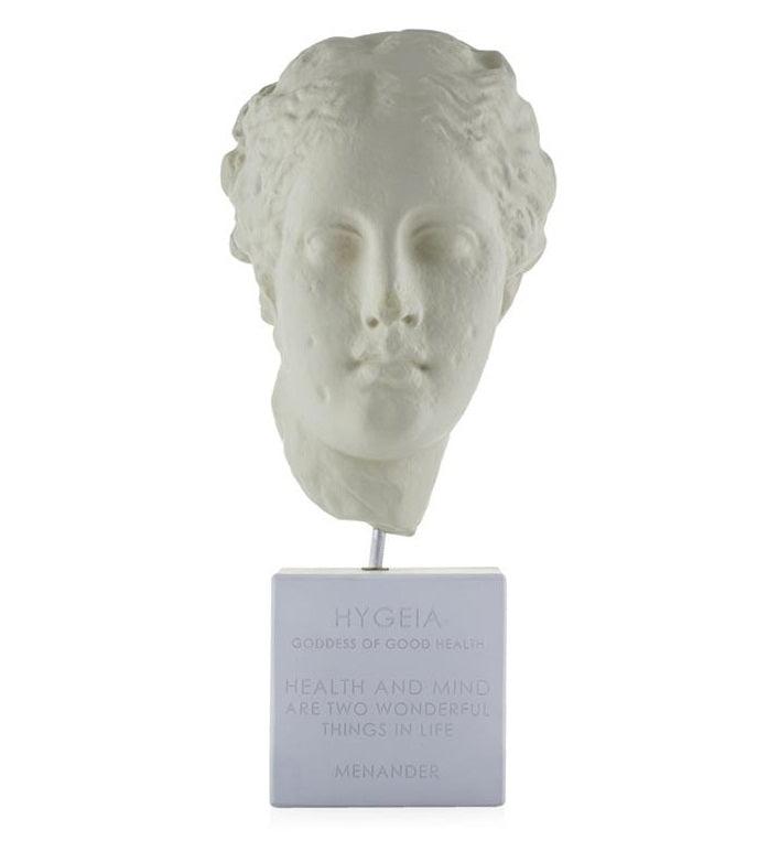Statua Hygeia XL Ghiaccio con base Bianca Sophia