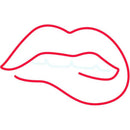 Insegna luminosa led Small Biting Lips Candyschock