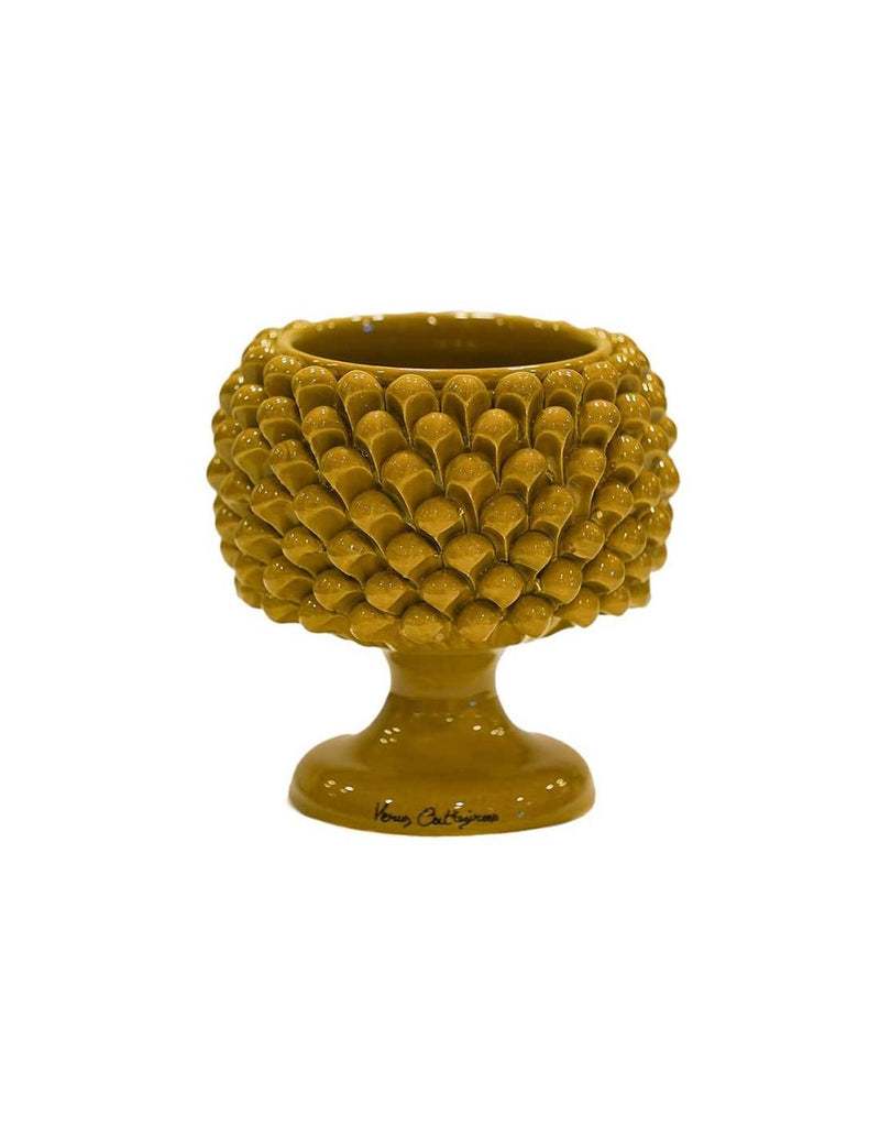Vaso Cachepot Pigna in ceramica Ø 35 cm. Verus Caltagirone