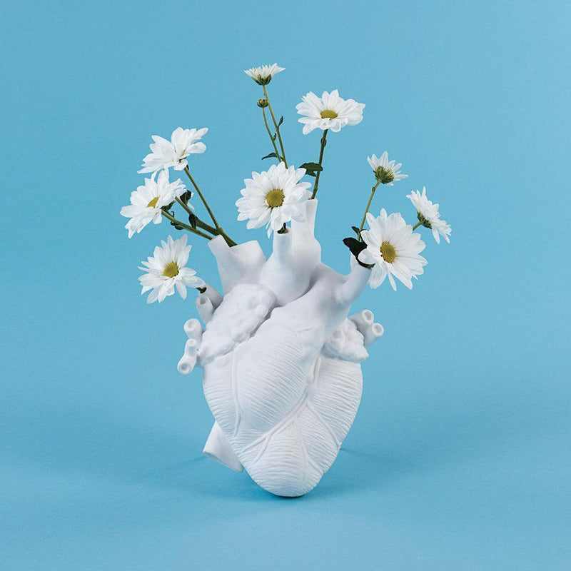 Vaso porcellana Love In Bloom Bianco SELETTI