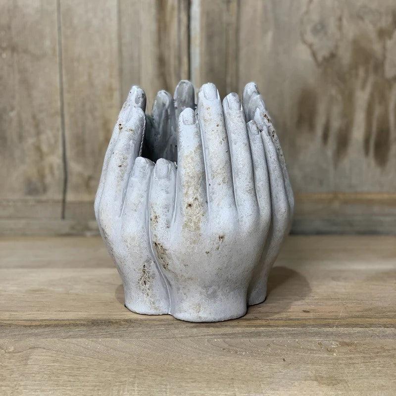 Vaso Cemento Mani By EDG Enzo De Gasperi