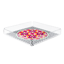 Vuotatasche quadrato in cristallo acrilico By Vesta