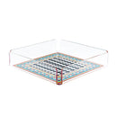 Vuotatasche quadrato in cristallo acrilico By Vesta