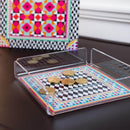 Vuotatasche quadrato in cristallo acrilico By Vesta