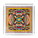 Vuotatasche quadrato in cristallo acrilico By Vesta