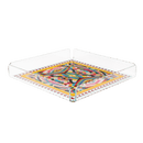 Vuotatasche quadrato in cristallo acrilico By Vesta